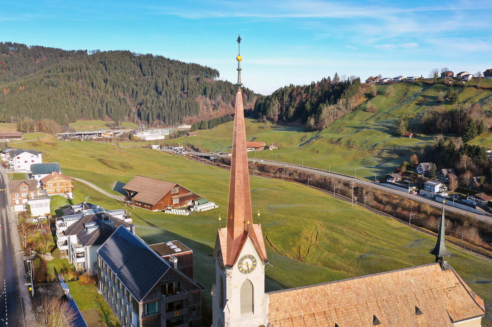 Kirchturmsanierung in Bennau